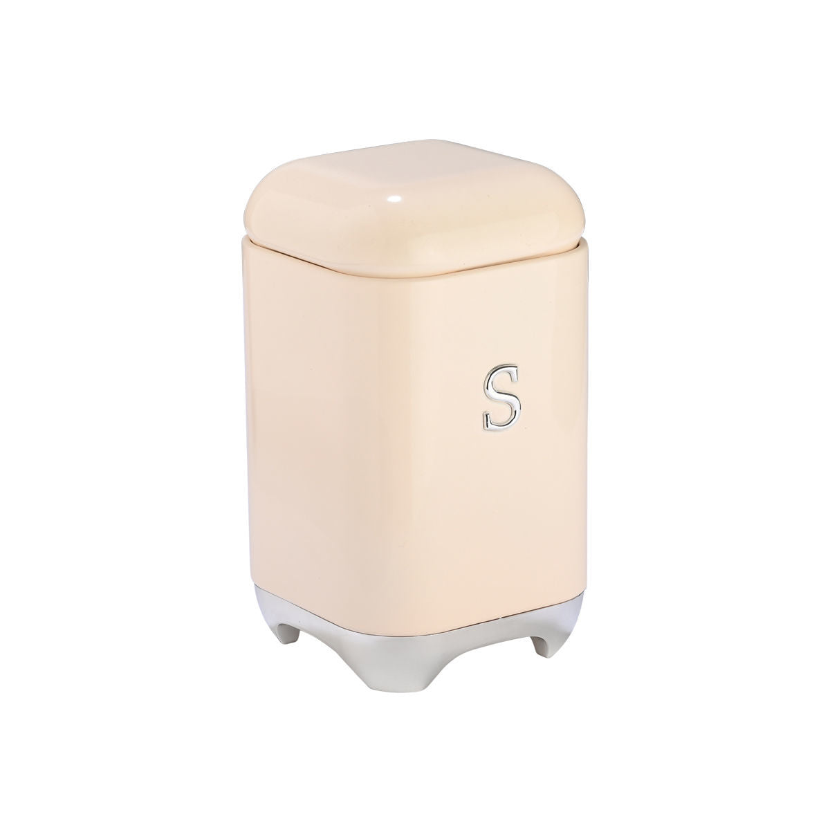 Estia Δοχείο για Ζάχαρη Epoque Μεταλλικό 11x18.8cm Κρεμ