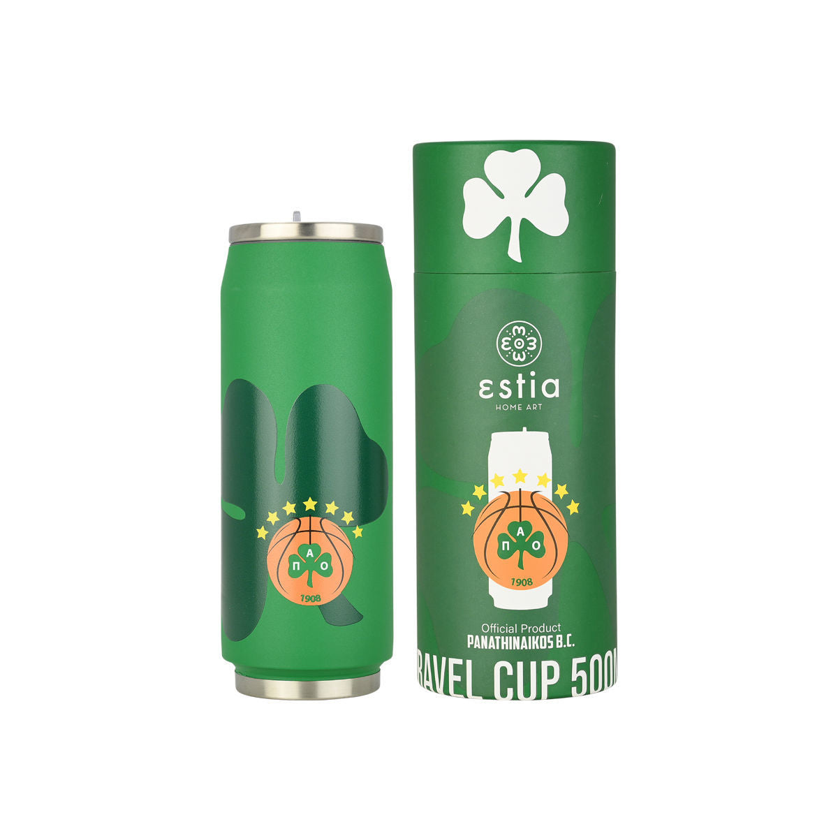 Estia Θερμός Travel Cup PANATHINAIKOS BC Edition - 500ml