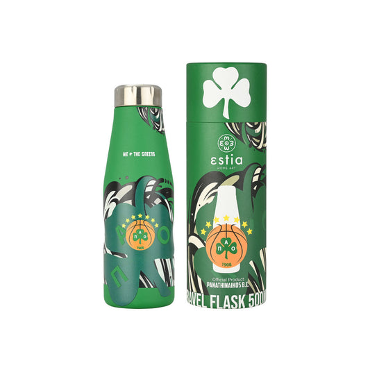 Estia Θερμός Travel Flask PANATHINAIKOS BC Edition WE THE GREENS - 500ml