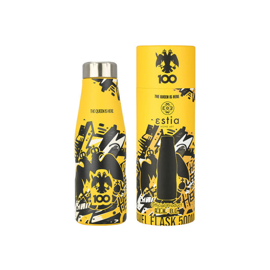 Estia Θερμός Travel Flask AEK BC Edition THE QUEEN IS HERE - 500ml