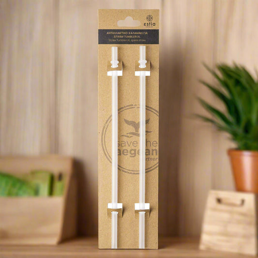 Estia Ανταλλακτικό Καλαμάκι Straw Tumbler XL - 2τμχ