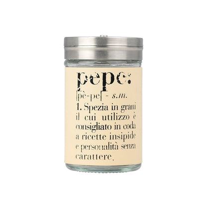 Estia Δοχείο για Πιπέρι Allure Γυάλινο 4.8x8.2cm Μπεζ