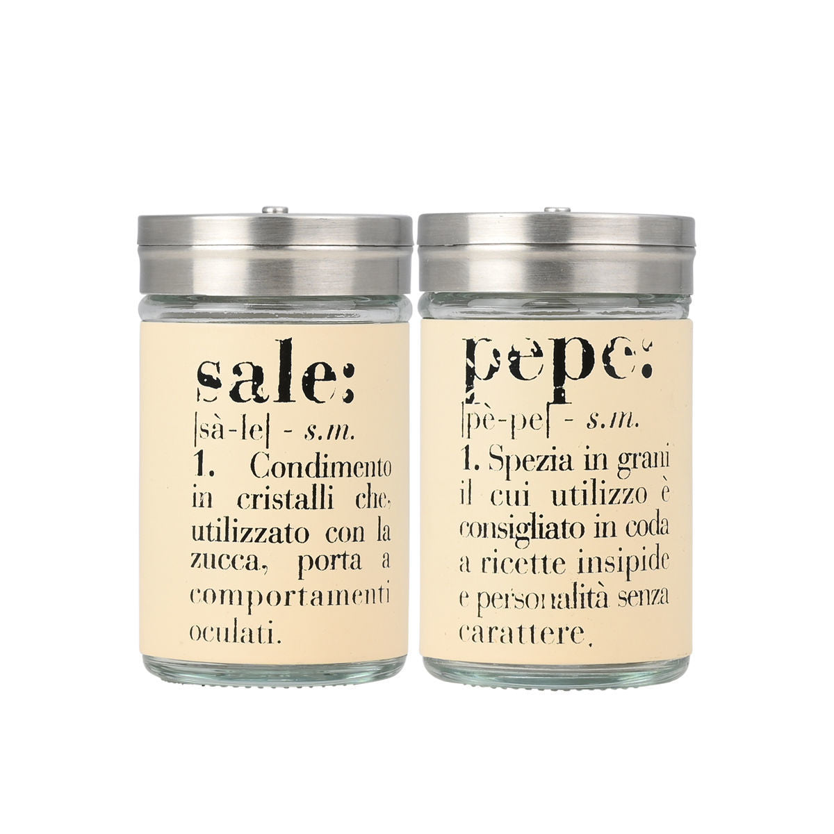 Estia Δοχείο για Αλάτι Allure Γυάλινο 4.8x8.2cm Μπεζ