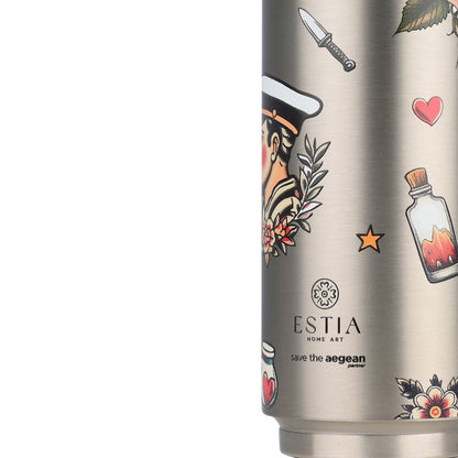 Estia Travel Cup Save The Aegean Ποτήρι Θερμός Series 3 - 500ml
