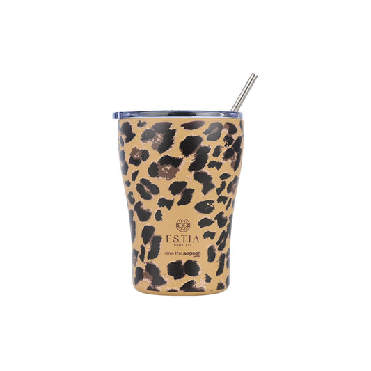 Estia Coffee Mug Save The Aegean Ποτήρι Θερμός με Καλαμάκι Series 3 - 350ml