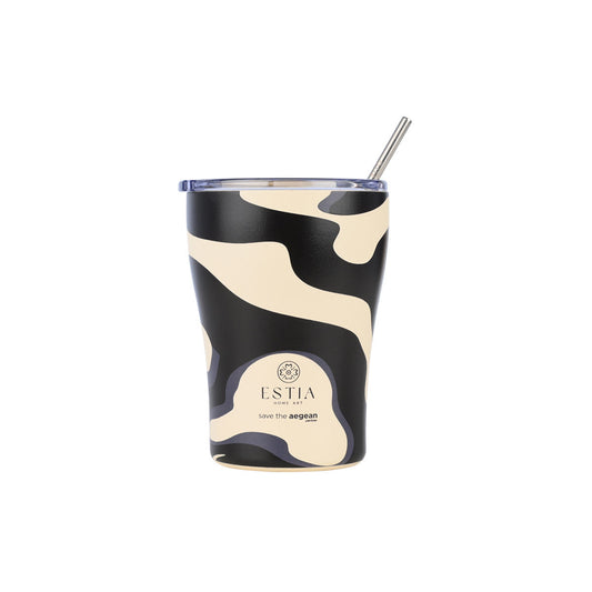 Estia Coffee Mug Save The Aegean Ποτήρι Θερμός με Καλαμάκι Series 3 - 350ml