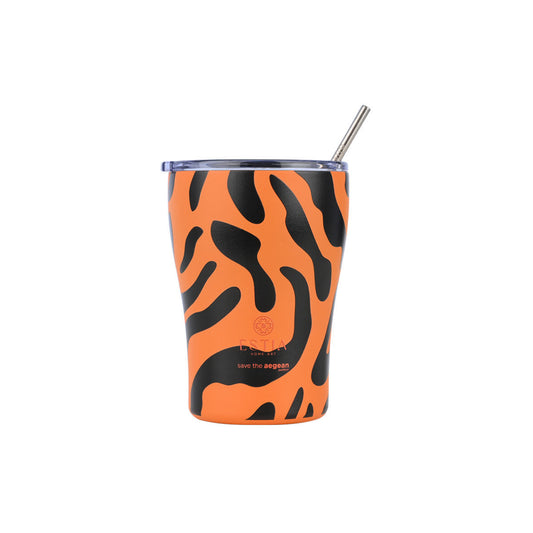 Estia Coffee Mug Save The Aegean Ποτήρι Θερμός με Καλαμάκι Series 3 - 350ml