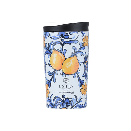 Estia Travel Mug Save The Aegean Κούπα Θερμός Series 3 - 350ml
