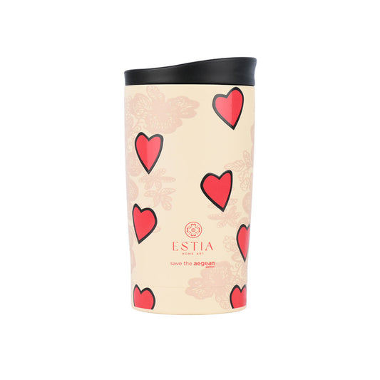 Estia Travel Mug Save The Aegean Κούπα Θερμός Series 3 - 350ml