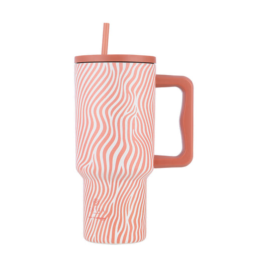 Estia Straw Tumbler XL Save The Aegean Ποτήρι Θερμός με Καλαμάκι Series 3 - 900ml
