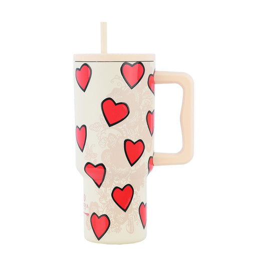 Estia Straw Tumbler XL Save The Aegean Ποτήρι Θερμός με Καλαμάκι Series 3 - 900ml