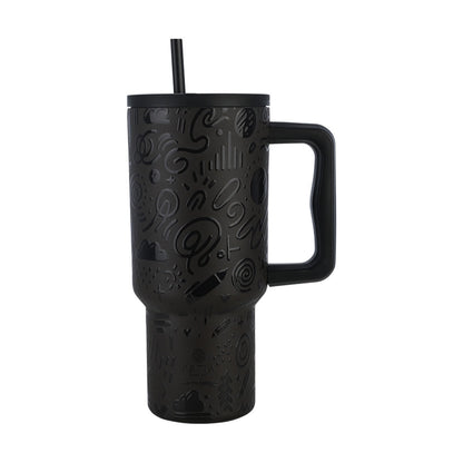 Estia Straw Tumbler XL Save The Aegean Ποτήρι Θερμός με Καλαμάκι Series 3 - 900ml