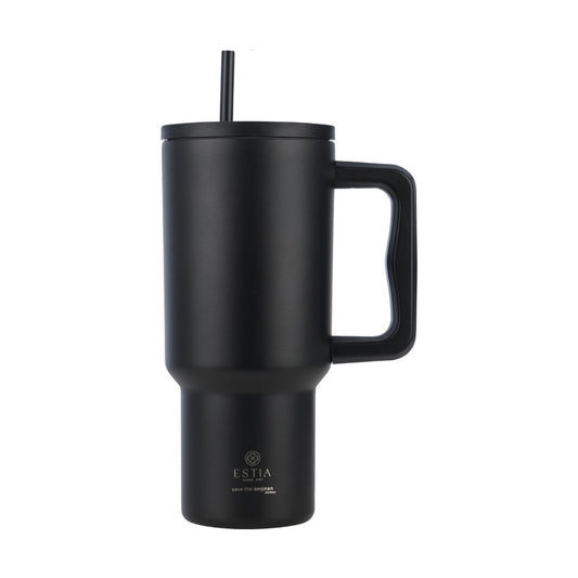 Estia Straw Tumbler XL Save The Aegean Ποτήρι Θερμός με Καλαμάκι Series 3 - 900ml