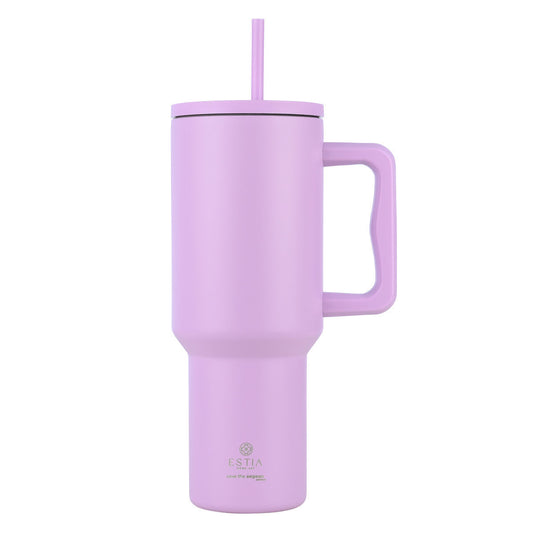 Estia Straw Tumbler XL Save The Aegean Ποτήρι Θερμός με Καλαμάκι Series 3 - 1200ml