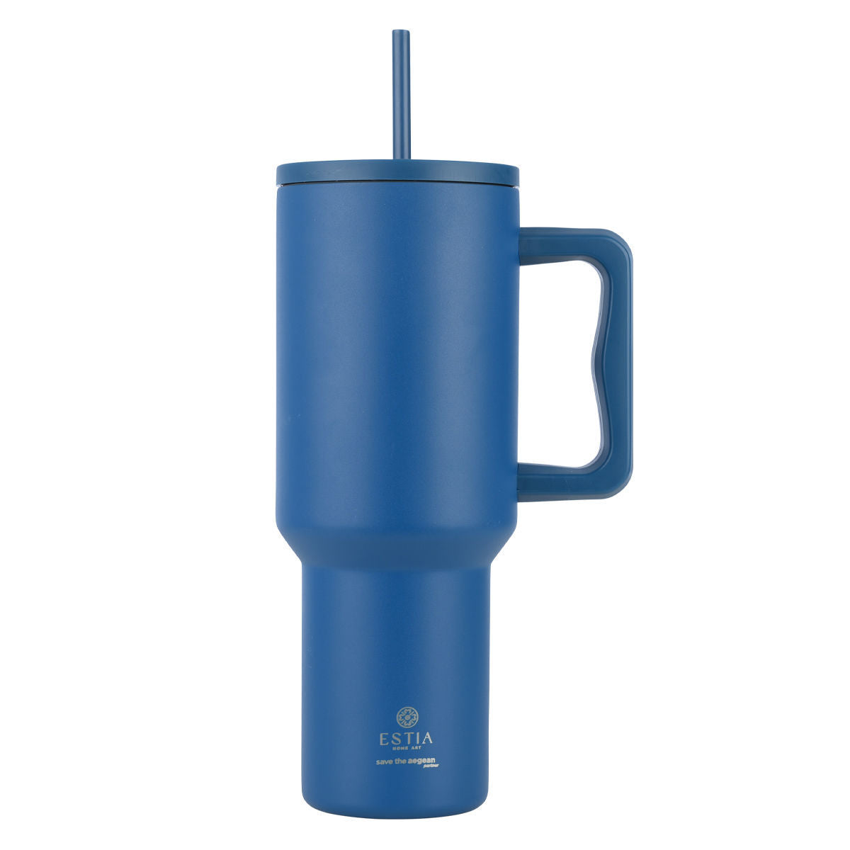 Estia Straw Tumbler XL Save The Aegean Ποτήρι Θερμός με Καλαμάκι Series 3 - 1200ml