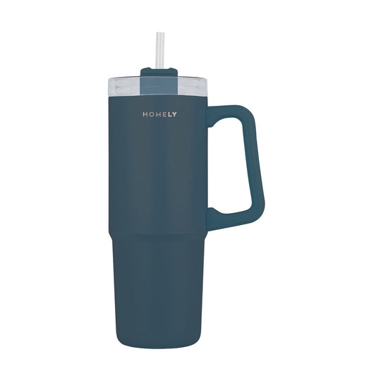 Homely Straw Tumbler Ποτήρι Θερμός - 900ml