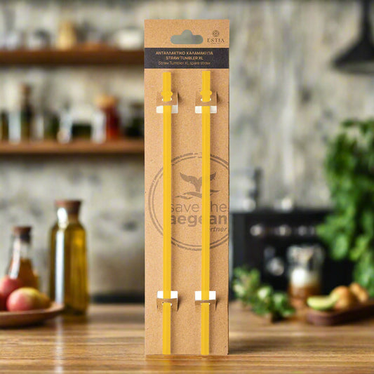 Estia Ανταλλακτικό Καλαμάκι Straw Tumbler XL Series 3 900ml - 2τμχ