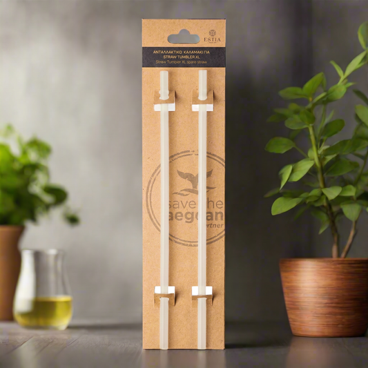 Estia Ανταλλακτικό Καλαμάκι Straw Tumbler XL Series 3 900ml - 2τμχ
