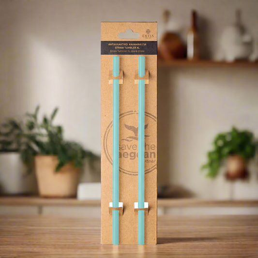 Estia Ανταλλακτικό Καλαμάκι Straw Tumbler XL Series 3 900ml - 2τμχ