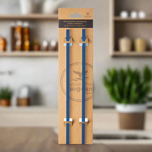 Estia Ανταλλακτικό Καλαμάκι Straw Tumbler XL Series 3 900ml - 2τμχ