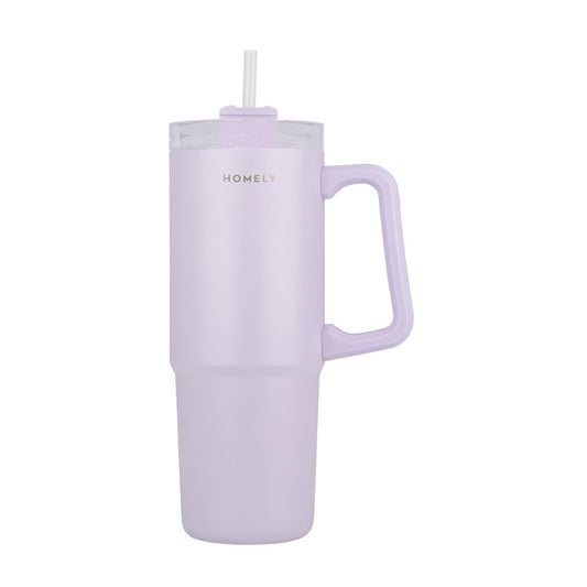 Homely Straw Tumbler Ποτήρι Θερμός - 900ml