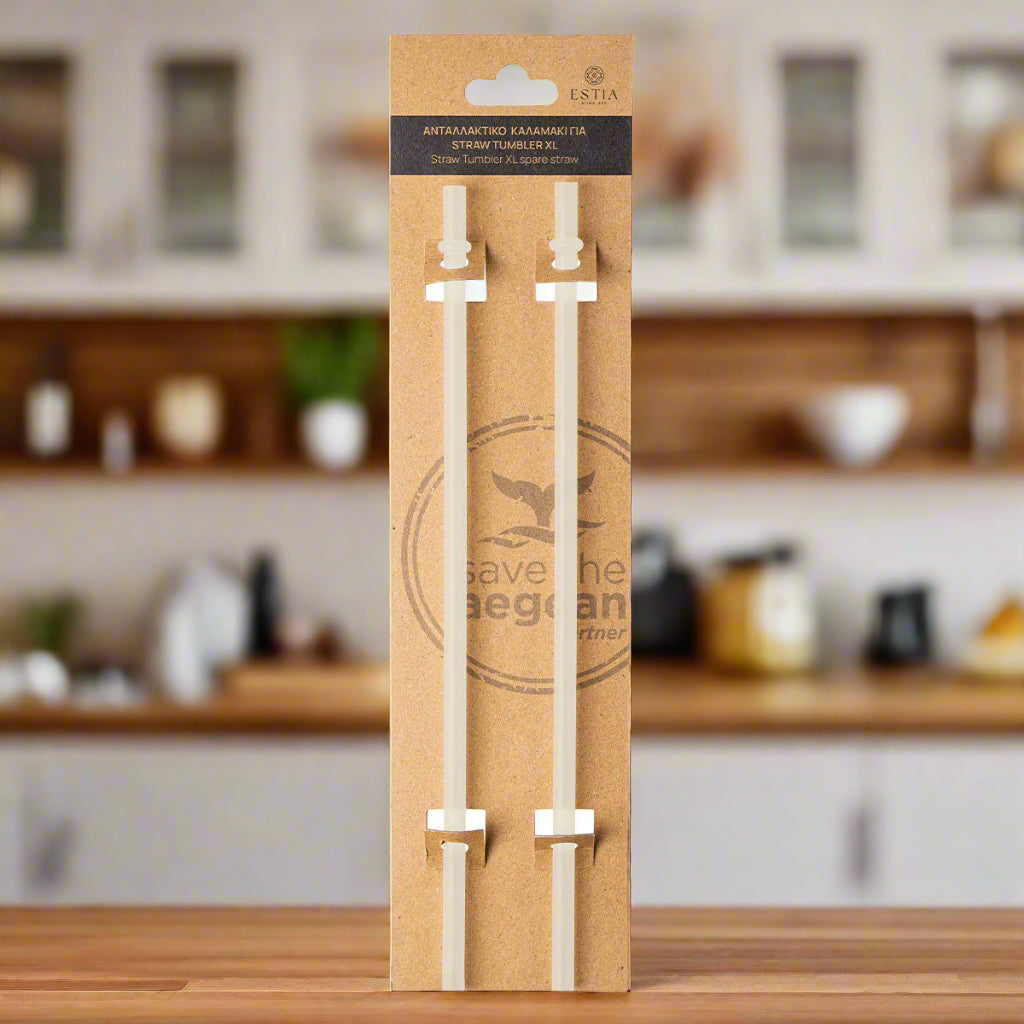 Estia Ανταλλακτικό Καλαμάκι Straw Tumbler XL Series 3 1200ml - 2τμχ