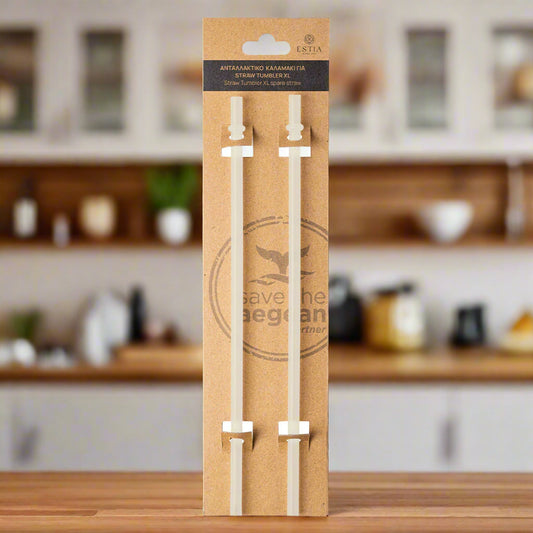 Estia Ανταλλακτικό Καλαμάκι Straw Tumbler XL Series 3 1200ml - 2τμχ