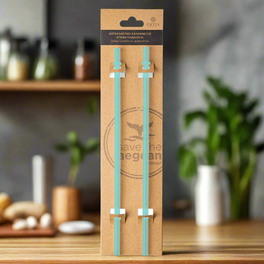Estia Ανταλλακτικό Καλαμάκι Straw Tumbler XL Series 3 1200ml - 2τμχ