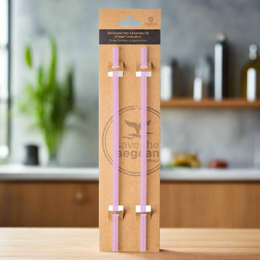Estia Ανταλλακτικό Καλαμάκι Straw Tumbler XL Series 3 1200ml - 2τμχ