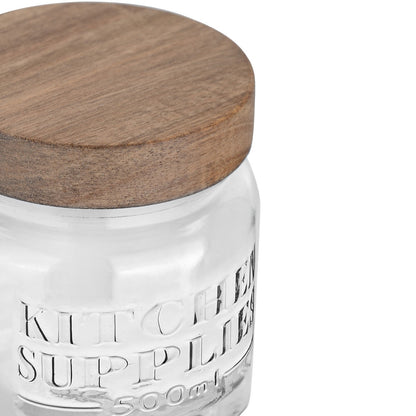 Estia Δοχείο Αποθήκευσης Allure Γυάλινο 500ml 10x10x11cm