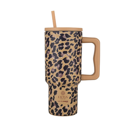 Estia Straw Tumbler XL Save The Aegean Ποτήρι Θερμός με Καλαμάκι Series 3 - 900ml