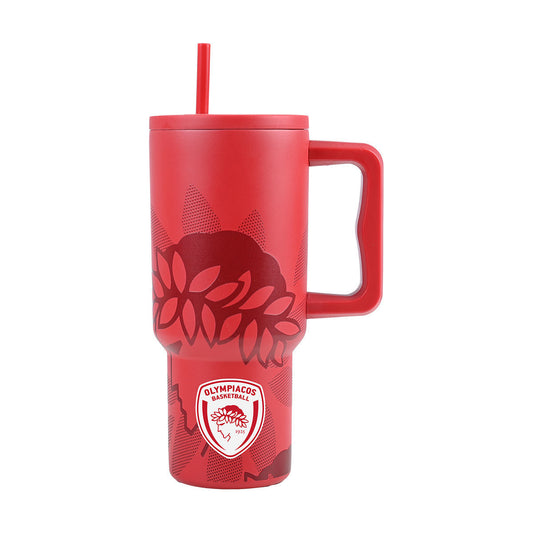 Estia Θερμός Straw Tumbler XL OLYMPIACOS BC Edition - 900ml