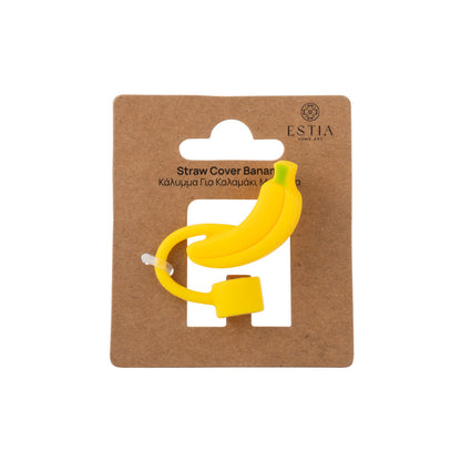Combo Estia Straw Tumbler XL 900ml & Cover & Lunchbag Banana Mood