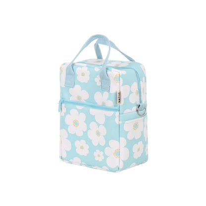 Combo Estia Straw Tumbler XL 900ml & Cover & Lunchbag Blue Daisy