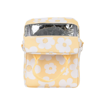 Combo Estia Straw Tumbler XL 900ml & Cover & Lunchbag Yellow Daisy