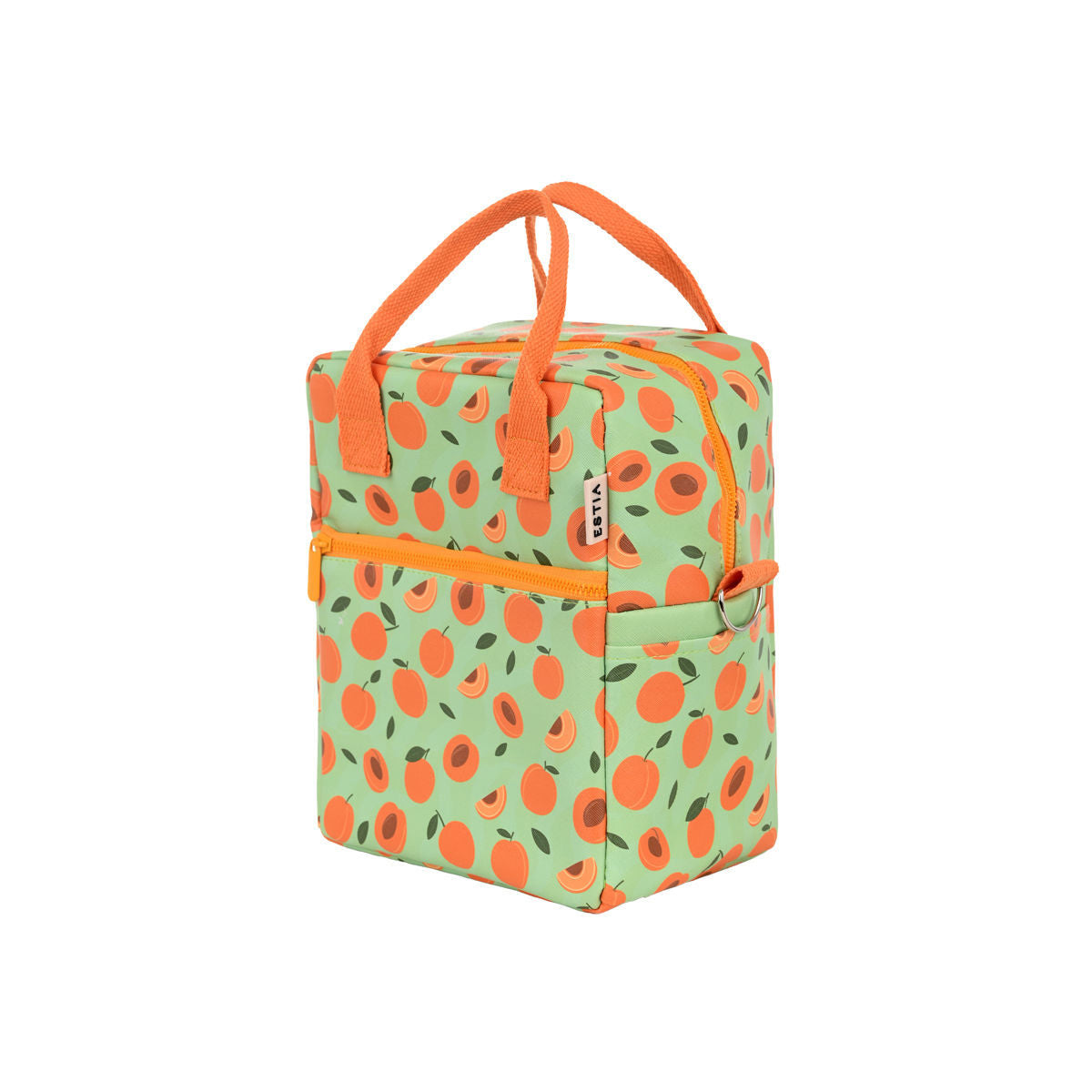 Combo Estia Straw Tumbler XL 900ml & Cover & Lunchbag Peach Garden