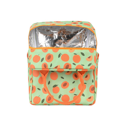Combo Estia Straw Tumbler XL 900ml & Cover & Lunchbag Peach Garden