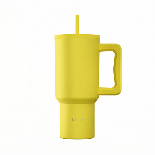 Estia Straw Tumbler XL Save The Aegean Ποτήρι Θερμός με Καλαμάκι Series 4 - 900ml