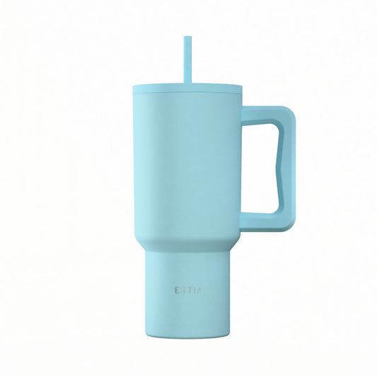 Estia Straw Tumbler XL Save The Aegean Ποτήρι Θερμός με Καλαμάκι Series 4 - 900ml