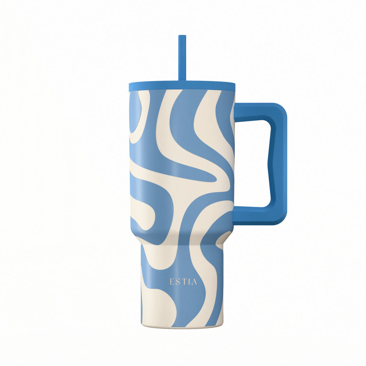 Estia Straw Tumbler XL Save The Aegean Ποτήρι Θερμός με Καλαμάκι Series 4 - 900ml