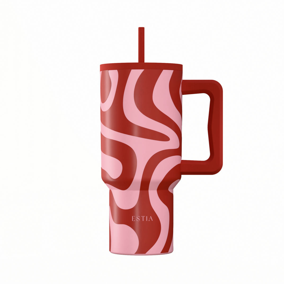 Estia Straw Tumbler XL Save The Aegean Ποτήρι Θερμός με Καλαμάκι Series 4 - 900ml