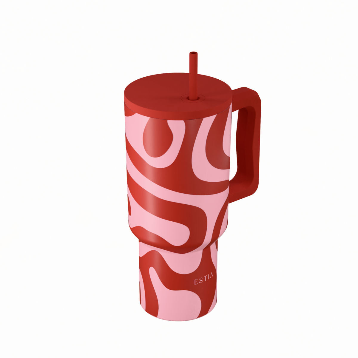 Estia Straw Tumbler XL Save The Aegean Ποτήρι Θερμός με Καλαμάκι Series 4 - 900ml