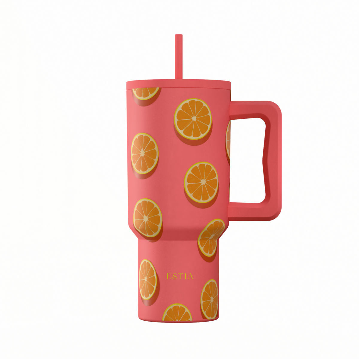 Estia Straw Tumbler XL Save The Aegean Ποτήρι Θερμός με Καλαμάκι Series 4 - 900ml