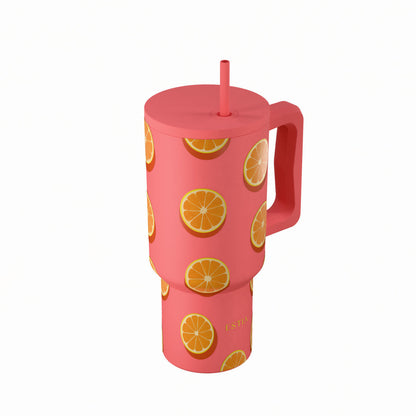 Estia Straw Tumbler XL Save The Aegean Ποτήρι Θερμός με Καλαμάκι Series 4 - 900ml