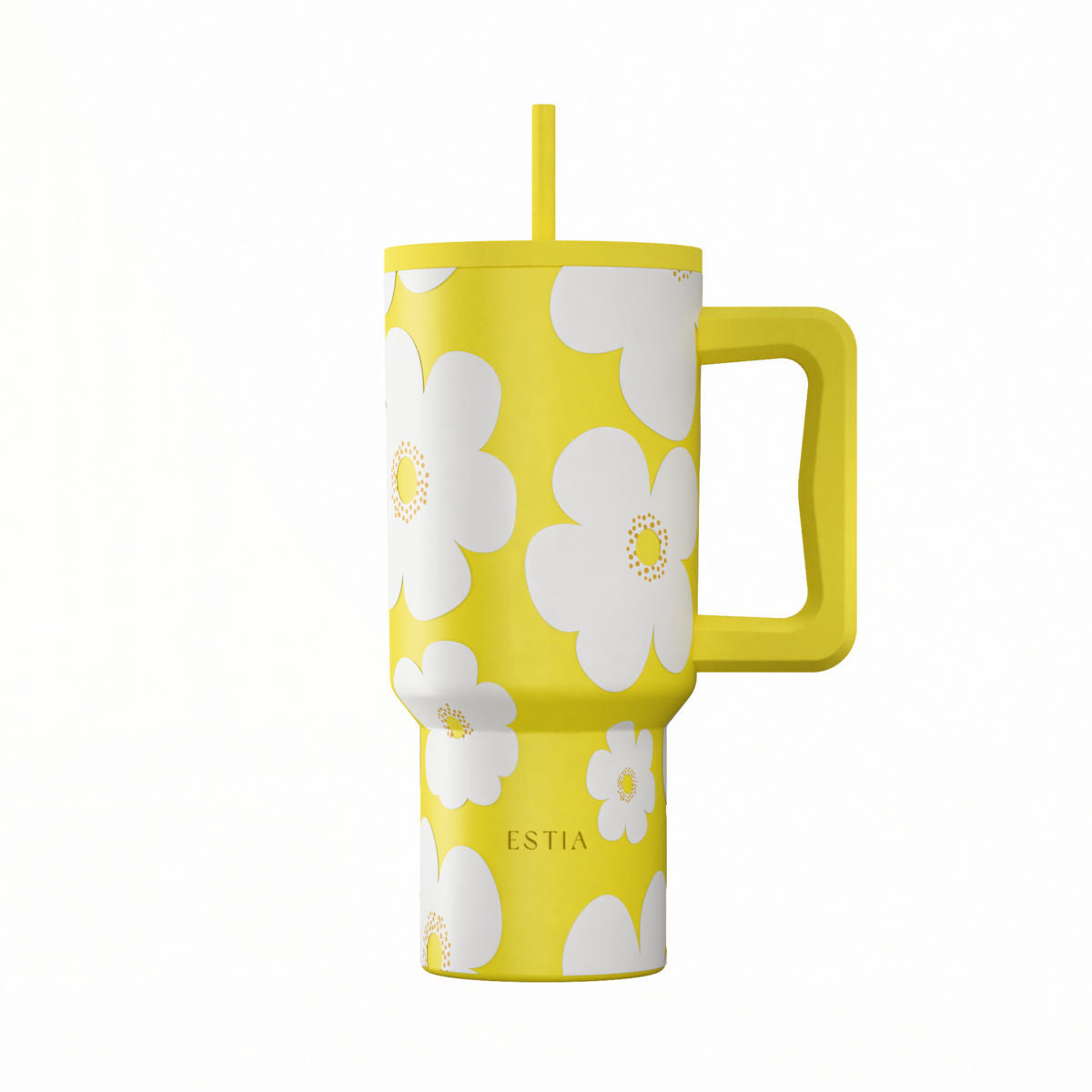 Estia Straw Tumbler XL Save The Aegean Ποτήρι Θερμός με Καλαμάκι Series 4 - 900ml