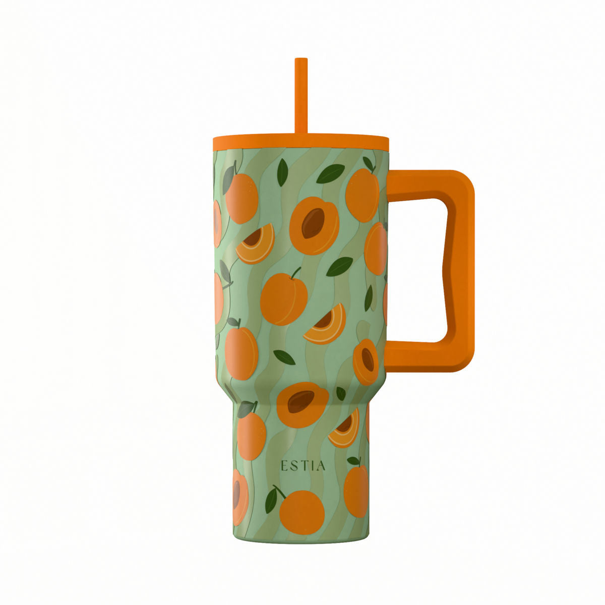 Estia Straw Tumbler XL Save The Aegean Ποτήρι Θερμός με Καλαμάκι Series 4 - 900ml
