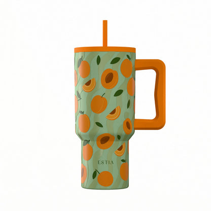 Estia Straw Tumbler XL Save The Aegean Ποτήρι Θερμός με Καλαμάκι Series 4 - 900ml