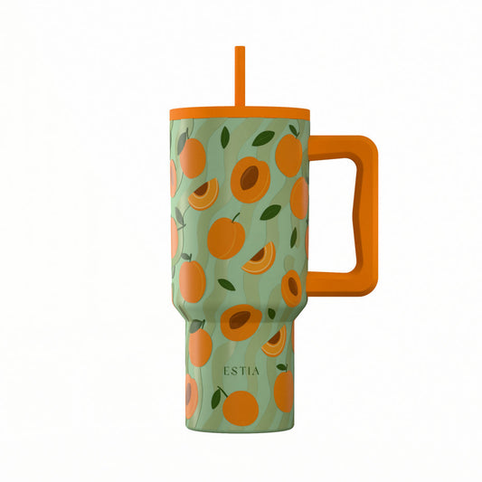 Estia Straw Tumbler XL Save The Aegean Ποτήρι Θερμός με Καλαμάκι Series 4 - 900ml