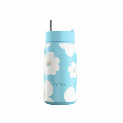 Combo Estia Θερμός Pulse 500ml & Flow 500ml & Lens 350ml Blue Daisy