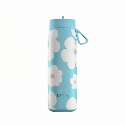 Combo Estia Θερμός Pulse 500ml & Flow 500ml & Lens 350ml Blue Daisy
